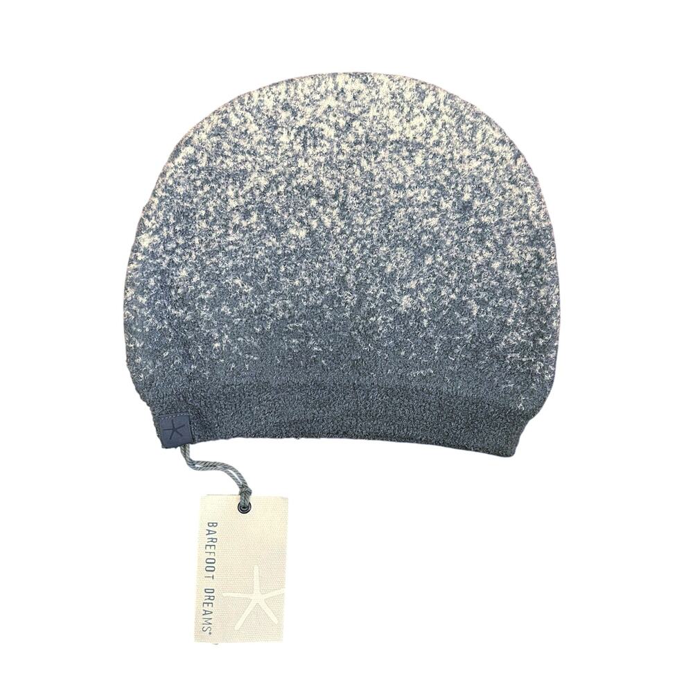 NWT Barefoot Dreams CozyChic Lite Confetti Beanie Smokey Green-Fog Gray OS
